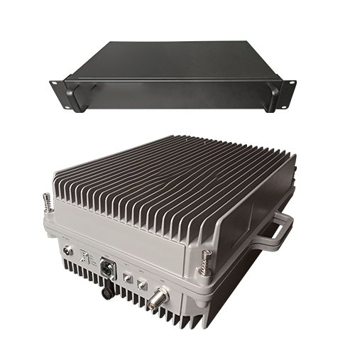  章贡TETRA800数字警用集群数字光纤直放站远近端机